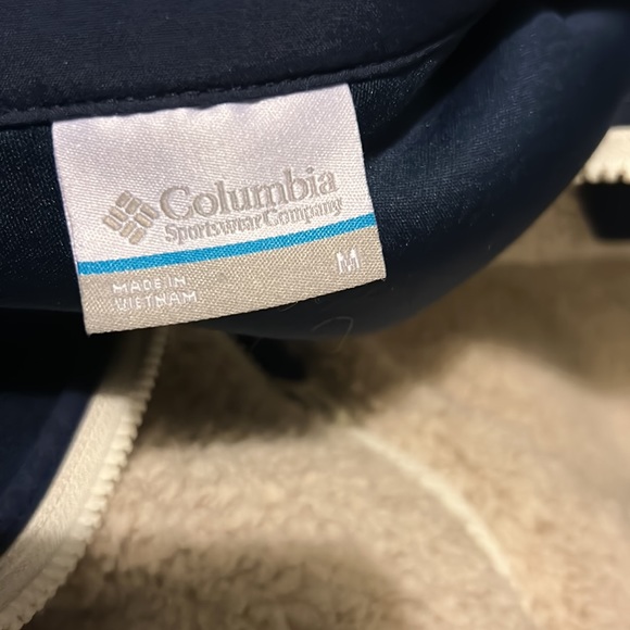 Women Columbia Mountainside Fleece jacket nc Tar Heels unc North Carolina M 8/10 - Picture 5 of 5